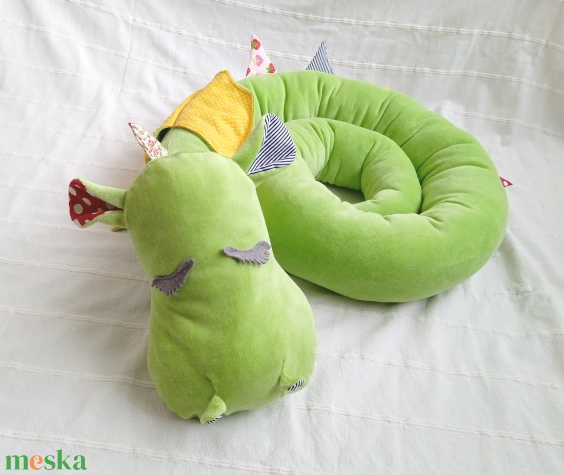 Rácsvédő Sárkány Vidám színes - otthon & életmód - babaszoba, gyerekszoba - babaszoba, gyerekszoba - Meska.hu