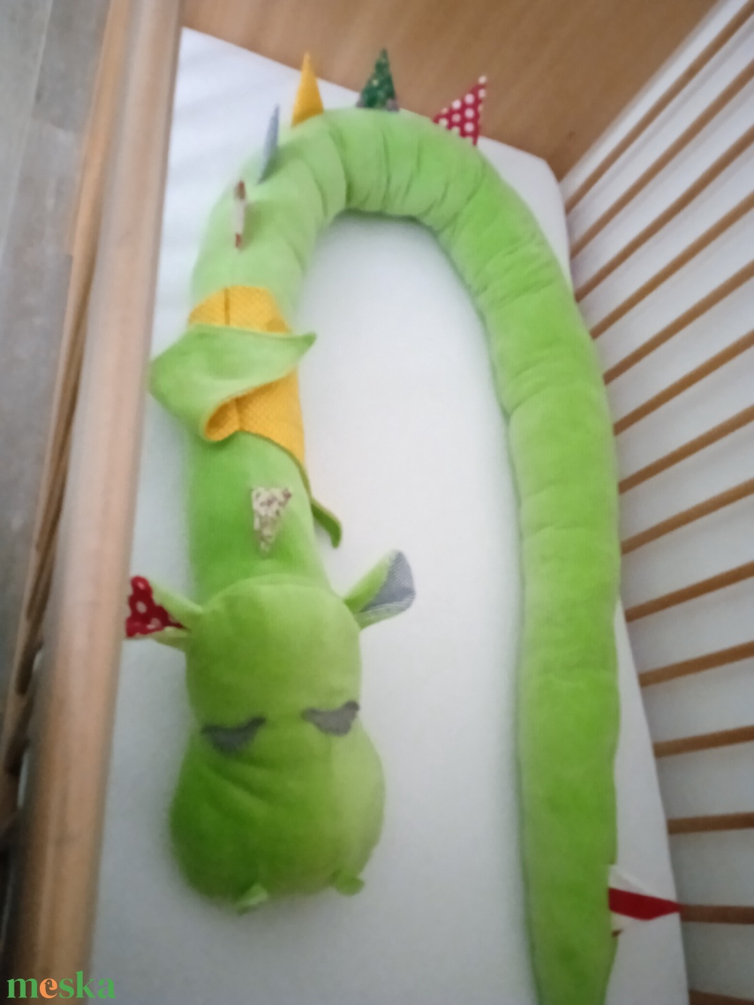 Rácsvédő Sárkány Vidám színes - otthon & életmód - babaszoba, gyerekszoba - babaszoba, gyerekszoba - Meska.hu