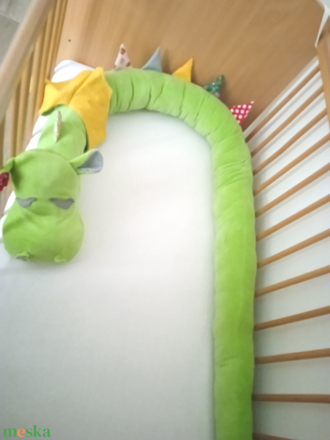 Rácsvédő Sárkány Vidám színes - otthon & életmód - babaszoba, gyerekszoba - babaszoba, gyerekszoba - Meska.hu