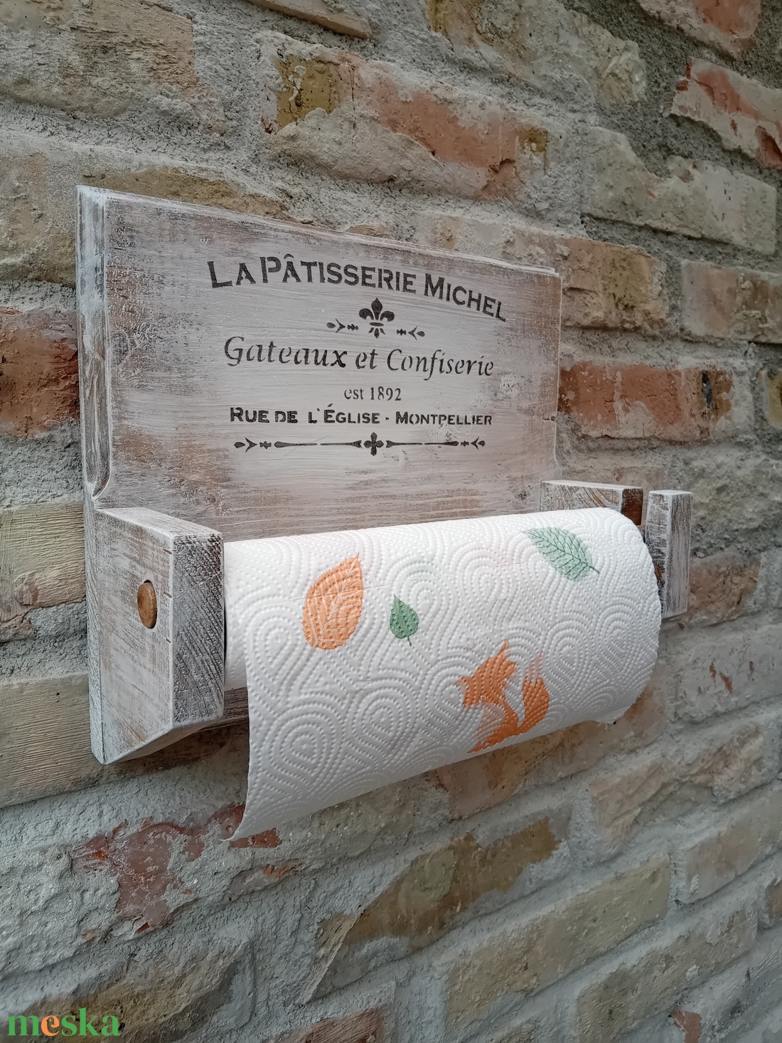 Fali papírtörlő tartó vintage - otthon & életmód - konyhafelszerelés, tálalás - konyhai dekoráció - hűtőmágnes - Meska.hu