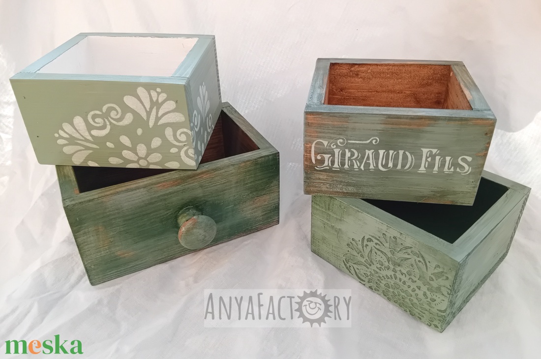 Tavaszi dekorációs dobozok - esküvő - dekoráció - helyszíni dekor - Meska.hu