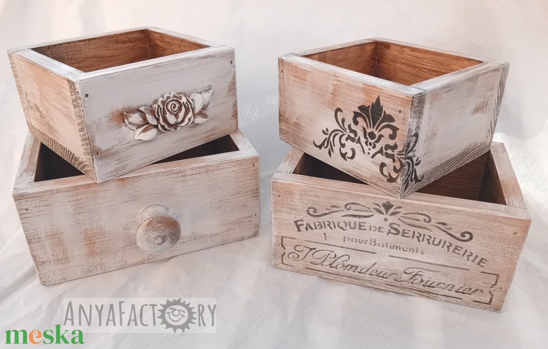 Tavaszi dekorációs dobozok - esküvő - dekoráció - helyszíni dekor - Meska.hu