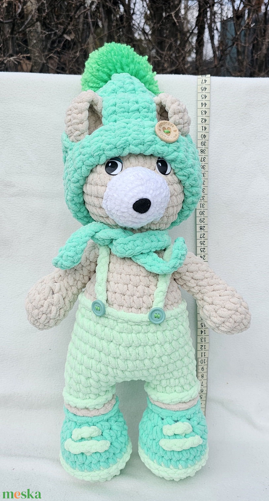 Menta maci - játék & sport - plüssállat & játékfigura - maci - Meska.hu