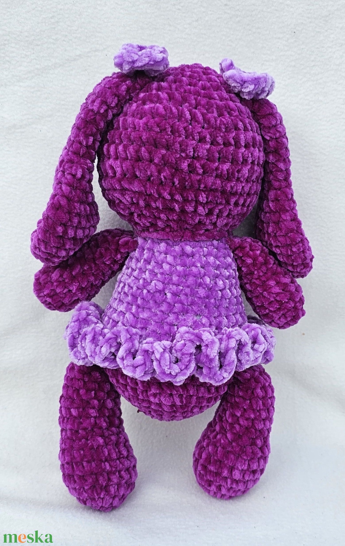 Lila nyuszi - játék & sport - plüssállat & játékfigura - nyuszi - Meska.hu