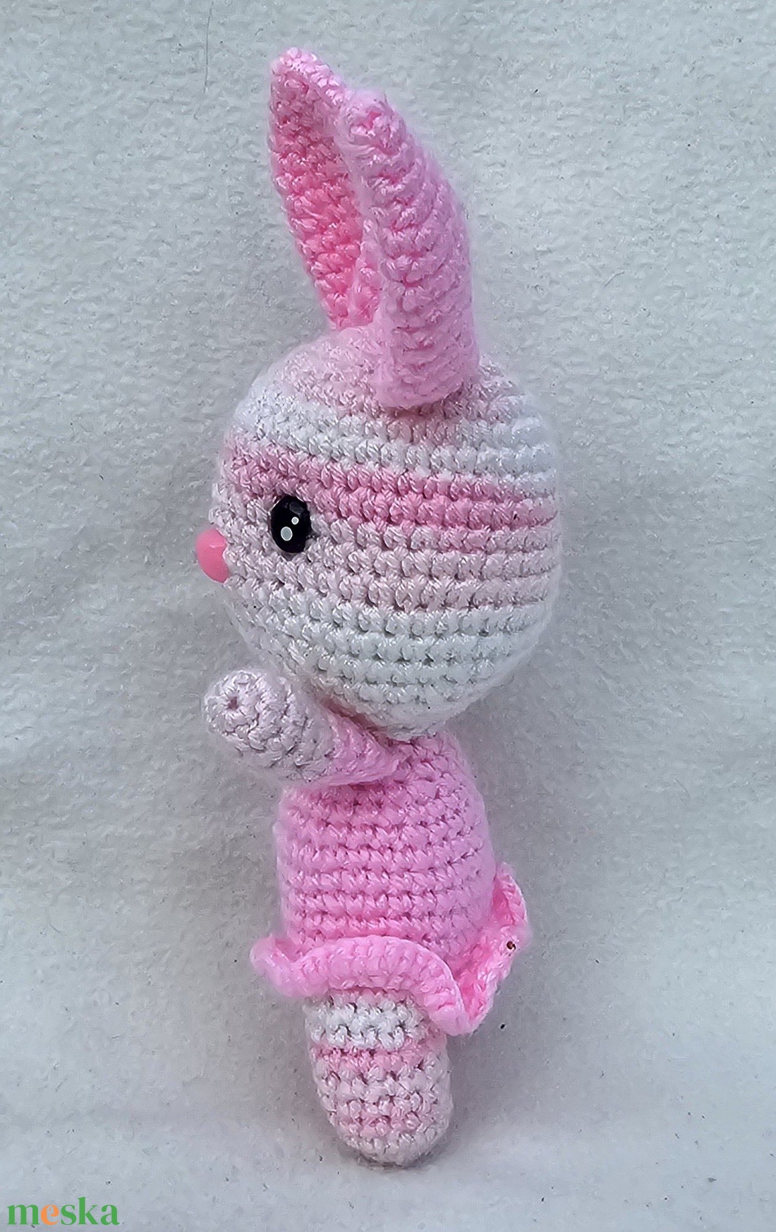 Rózsaszín nyuszi - játék & sport - plüssállat & játékfigura - nyuszi - Meska.hu