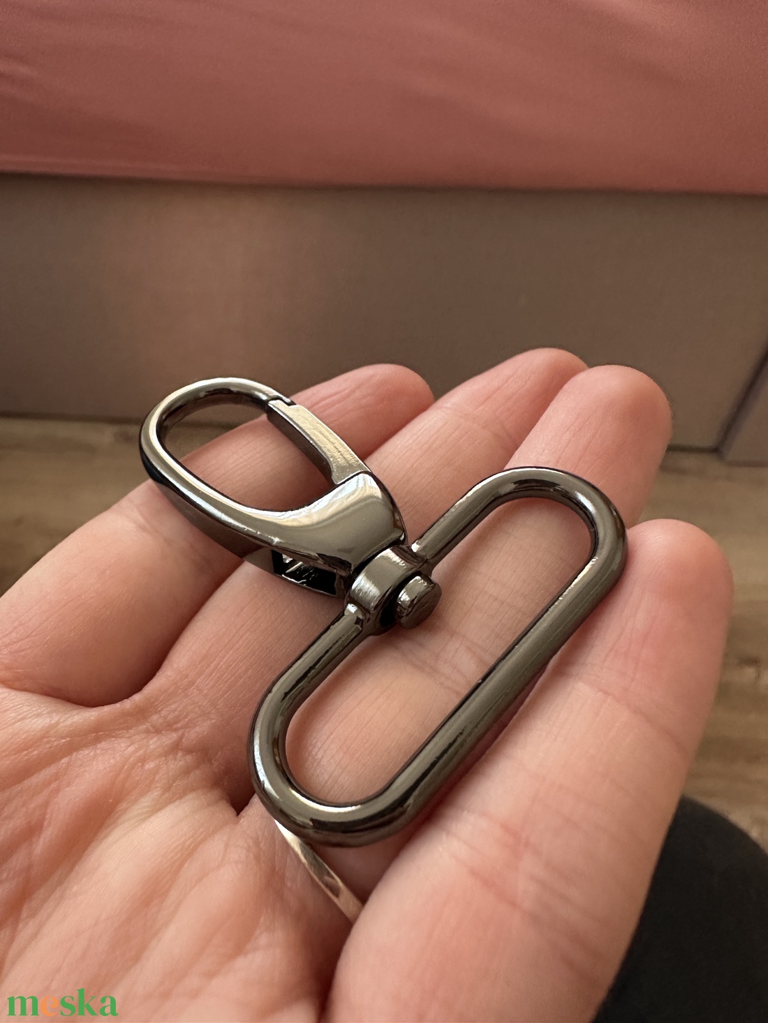 Fém karabiner - táska & tok - táskapánt & alkatrész - Meska.hu