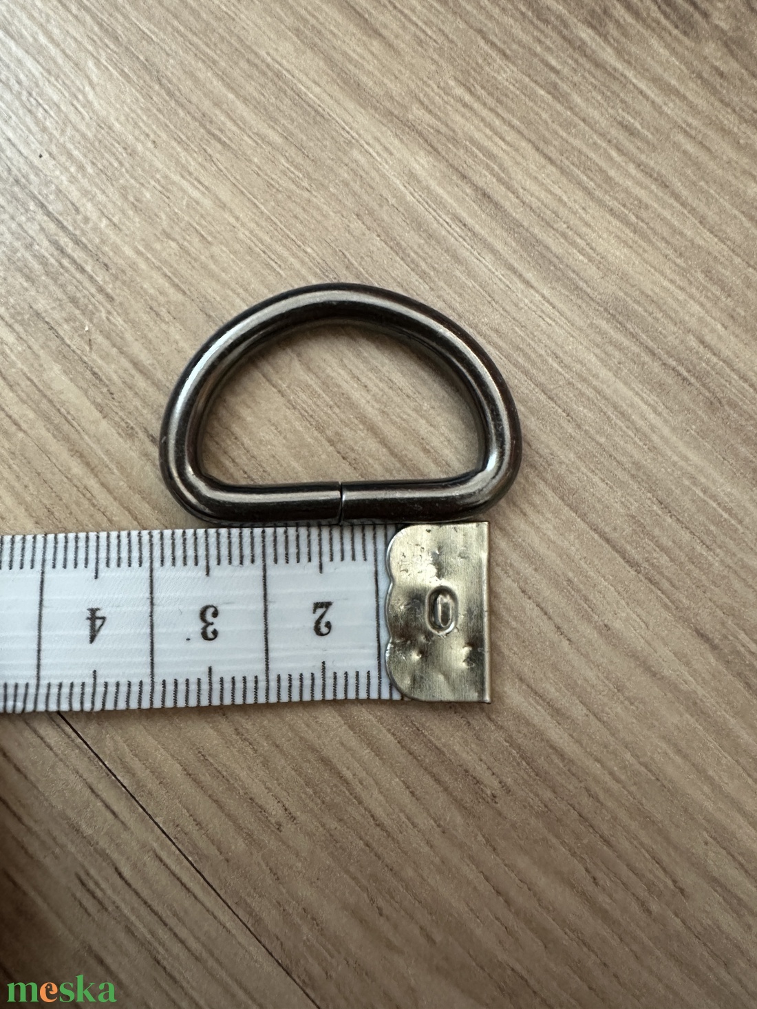 Félkarika, D gyűrű, 25 mm - táska & tok - táskapánt & alkatrész - Meska.hu