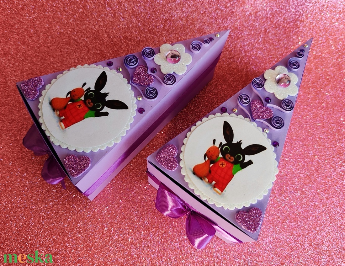 Papír torta szeletek Bing nyuszi díszítéssel - otthon & életmód - papír, írószer - ajándékozás kellékei - papírtorta - Meska.hu Papír torta szeletek Bing nyuszi díszítéssel - otthon & életmód - papír, írószer - ajándékozás kellékei - papírtorta - Meska.hu