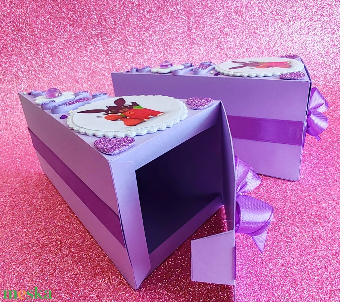 Papír torta szeletek Bing nyuszi díszítéssel - otthon & életmód - papír, írószer - ajándékozás kellékei - papírtorta - Meska.hu Papír torta szeletek Bing nyuszi díszítéssel - otthon & életmód - papír, írószer - ajándékozás kellékei - papírtorta - Meska.hu