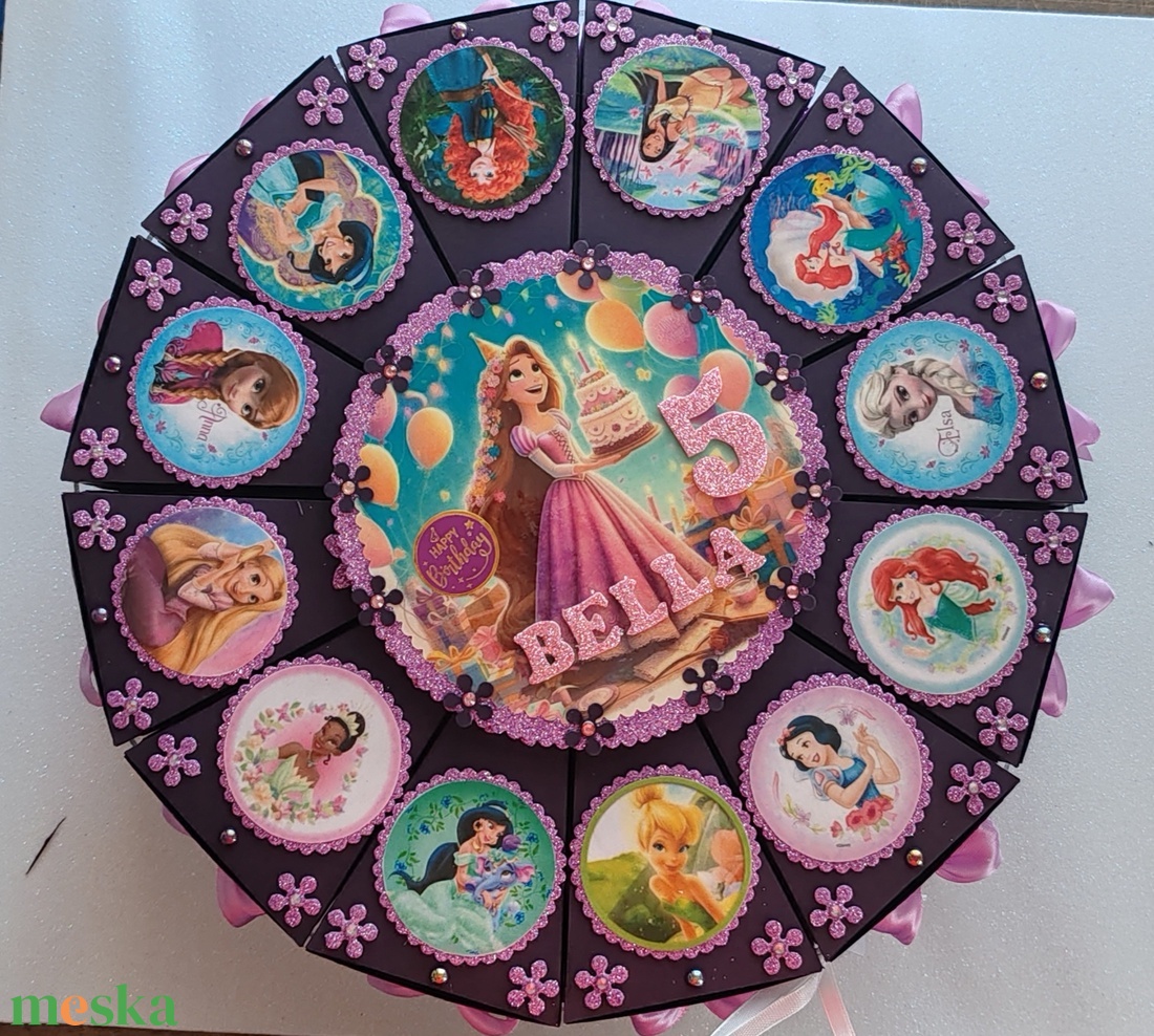 Papírtort Hercegnős ajándék átadó torta doboz szeletek - otthon & életmód - papír, írószer - ajándékozás kellékei - papírtorta - Meska.hu Papírtort Hercegnős ajándék átadó torta doboz szeletek - otthon & életmód - papír, írószer - ajándékozás kellékei - papírtorta - Meska.hu