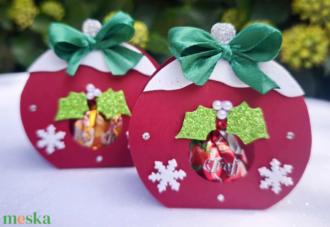 Ünnepi ajándék doboz Truffel csokival  - karácsony - mikulás - mikulás ajándékok - Meska.hu