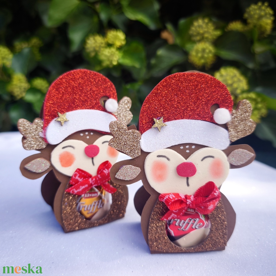 Ünnepi ajándék doboz Truffel csokival  - karácsony - mikulás - mikulás ajándékok - Meska.hu