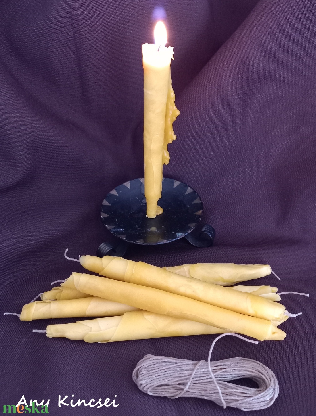 Natúr méhviasz gyertya (Any's Candle) - otthon & életmód - gyertya, illat, aroma - gyertya - Meska.hu Natúr méhviasz gyertya (Any's Candle) - otthon & életmód - gyertya, illat, aroma - gyertya - Meska.hu