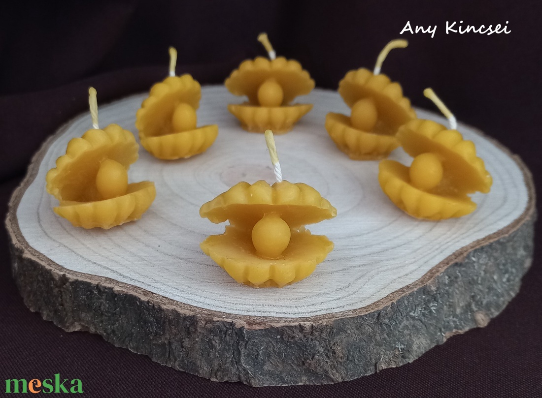 Mini kagyló méhviasz gyertya - otthon & életmód - gyertya, illat, aroma - gyertya - Meska.hu Mini kagyló méhviasz gyertya - otthon & életmód - gyertya, illat, aroma - gyertya - Meska.hu