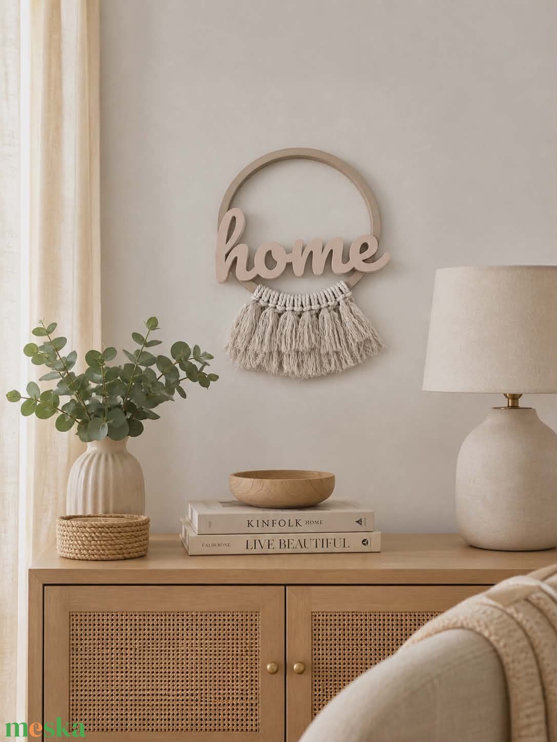 Home feliratú fali dekoráció - otthon & életmód - dekoráció - fali és függő dekoráció - betű & név - Meska.hu