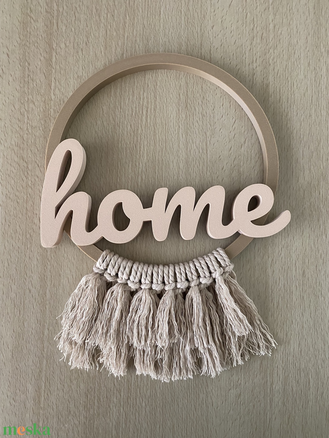 Home feliratú fali dekoráció - otthon & életmód - dekoráció - fali és függő dekoráció - betű & név - Meska.hu