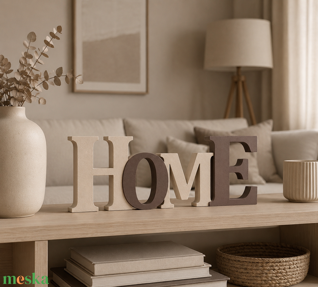 Home feliratos dekoráció - otthon & életmód - dekoráció - fali és függő dekoráció - felirat - Meska.hu