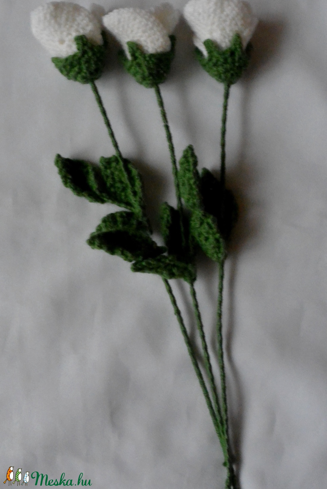 Valentin napi horgolt rózsa - otthon & életmód - dekoráció - Meska.hu