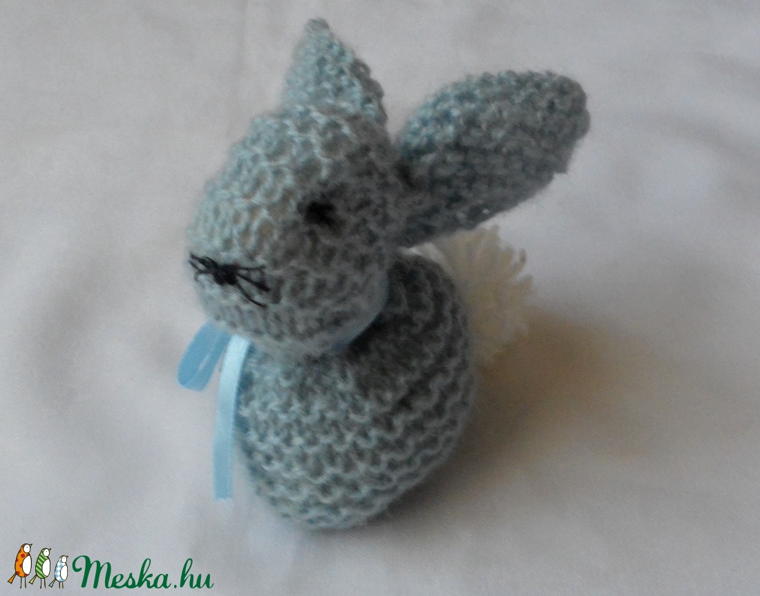 Kötött nyuszi  - játék & sport - plüssállat & játékfigura - nyuszi - Meska.hu