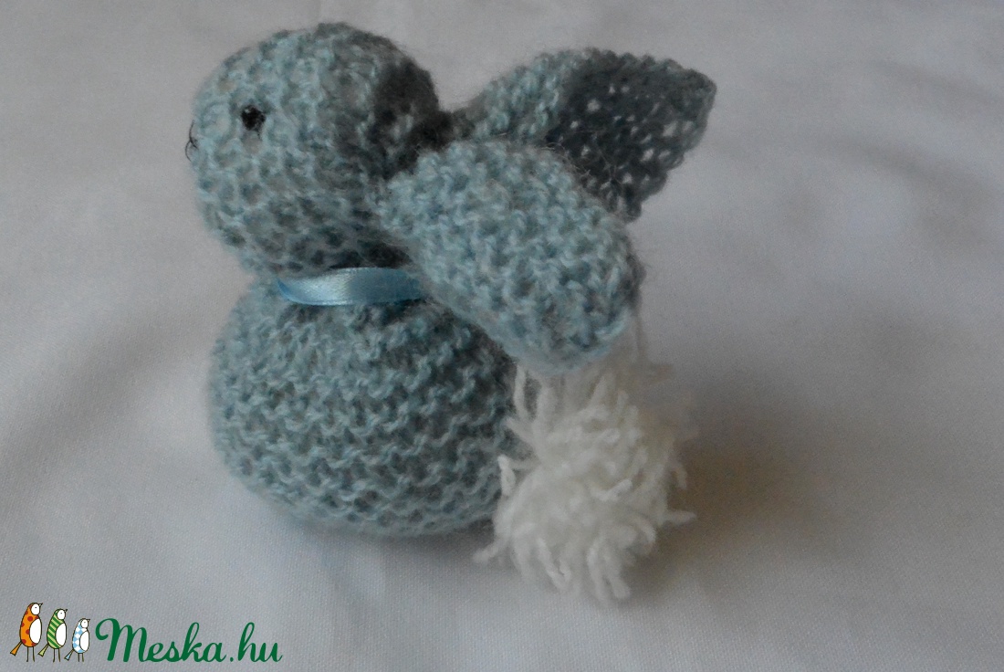 Kötött nyuszi  - játék & sport - plüssállat & játékfigura - nyuszi - Meska.hu