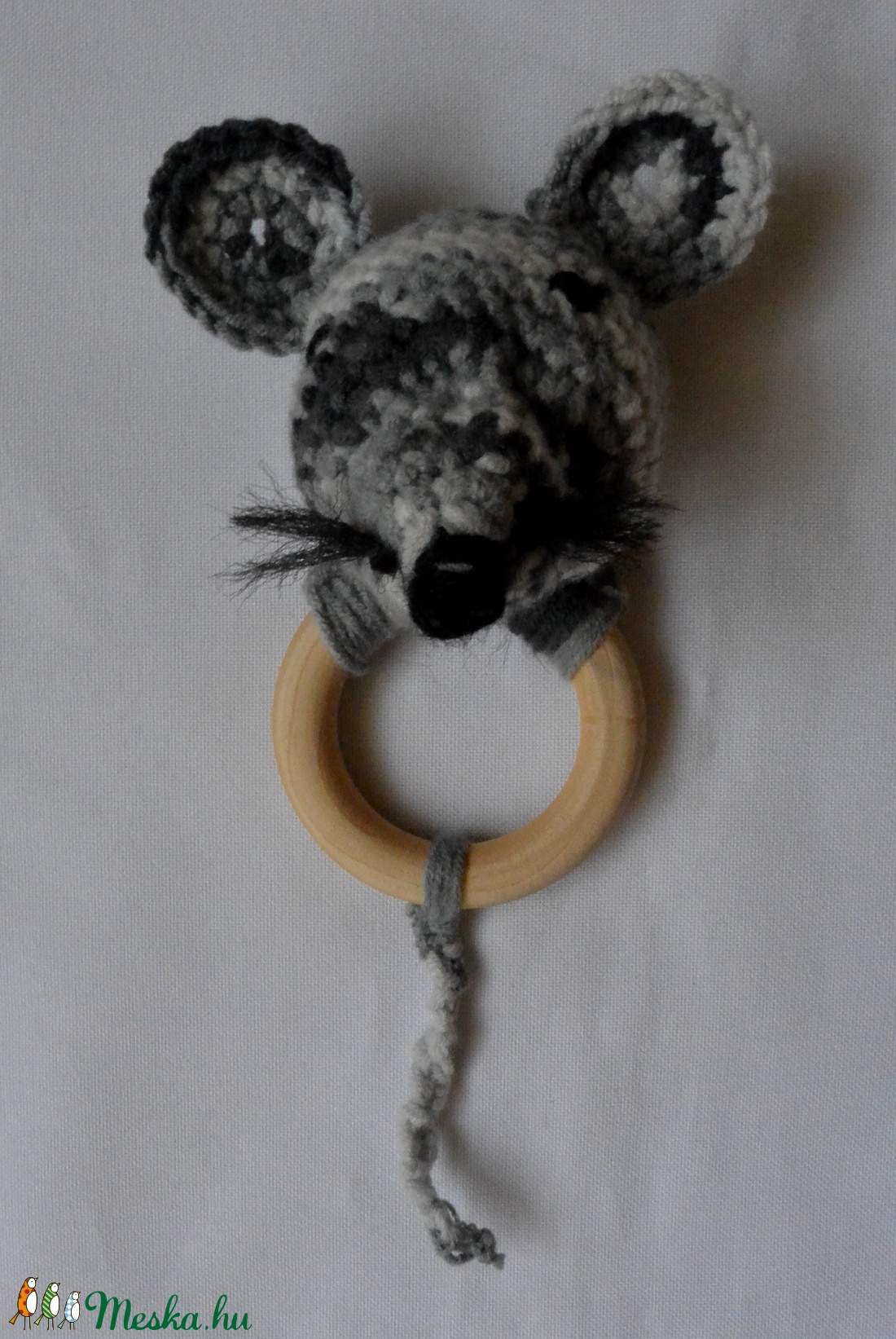 Lecsó a horgolt rágóka - játék & sport - 3 éves kor alattiaknak - rágóka - Meska.hu