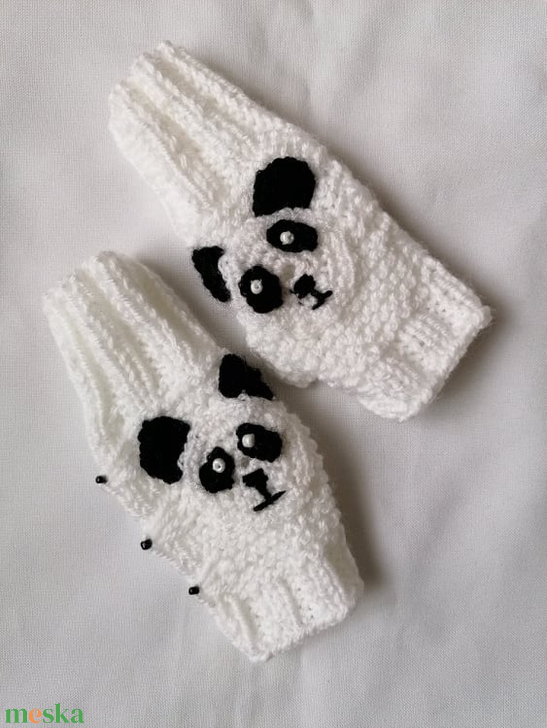 Panda macis horgolt gyerek kézmelegítő.újjatlan kesztyű - ruha & divat - sál, sapka, kendő - kesztyű - Meska.hu Panda macis horgolt gyerek kézmelegítő.újjatlan kesztyű - ruha & divat - sál, sapka, kendő - kesztyű - Meska.hu