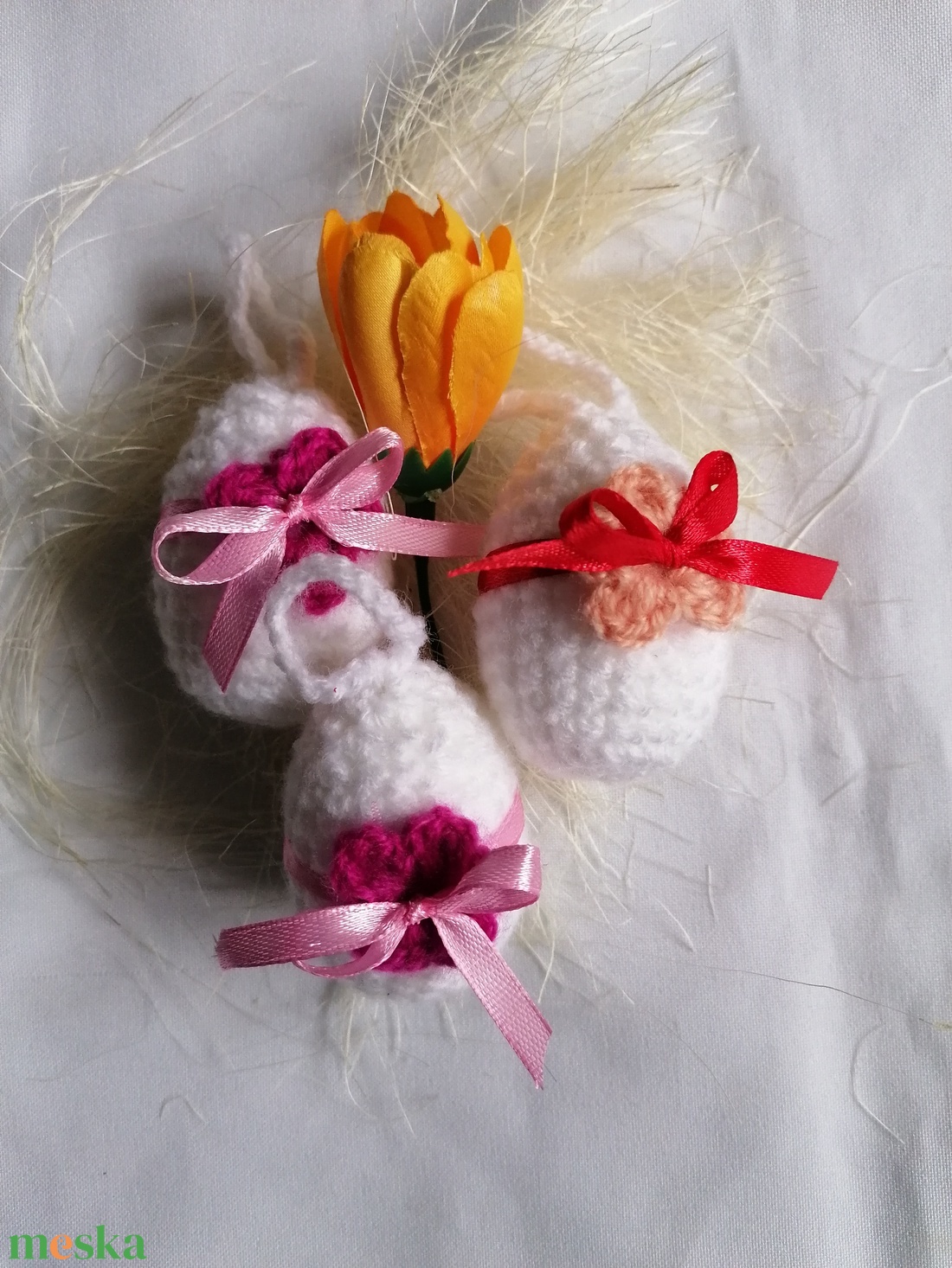 Horgolt húsvéti tojás  - otthon & életmód - dekoráció - dísztárgy - Meska.hu