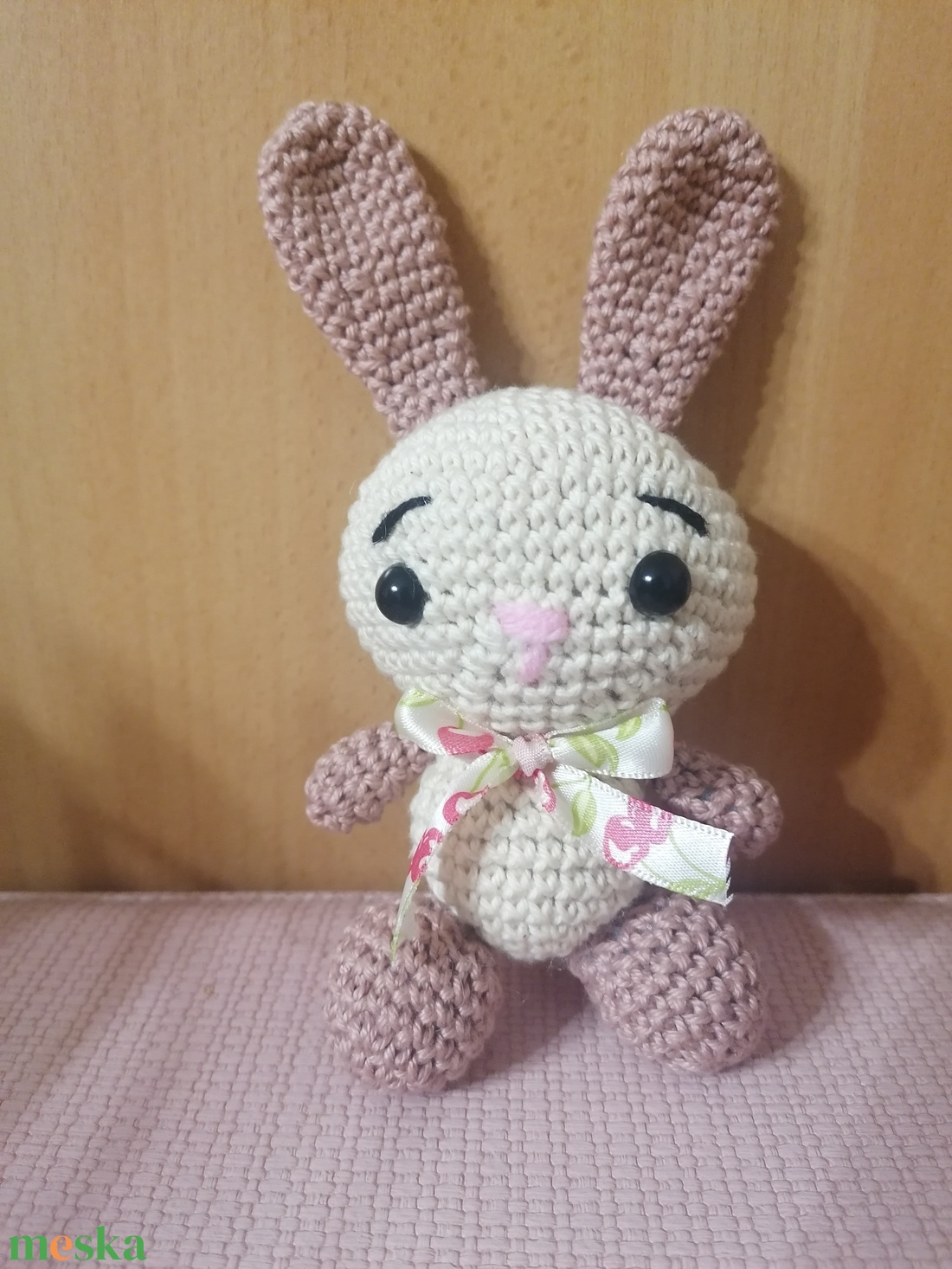 Horgolt nyuszi  - játék & sport - plüssállat & játékfigura - nyuszi - Meska.hu