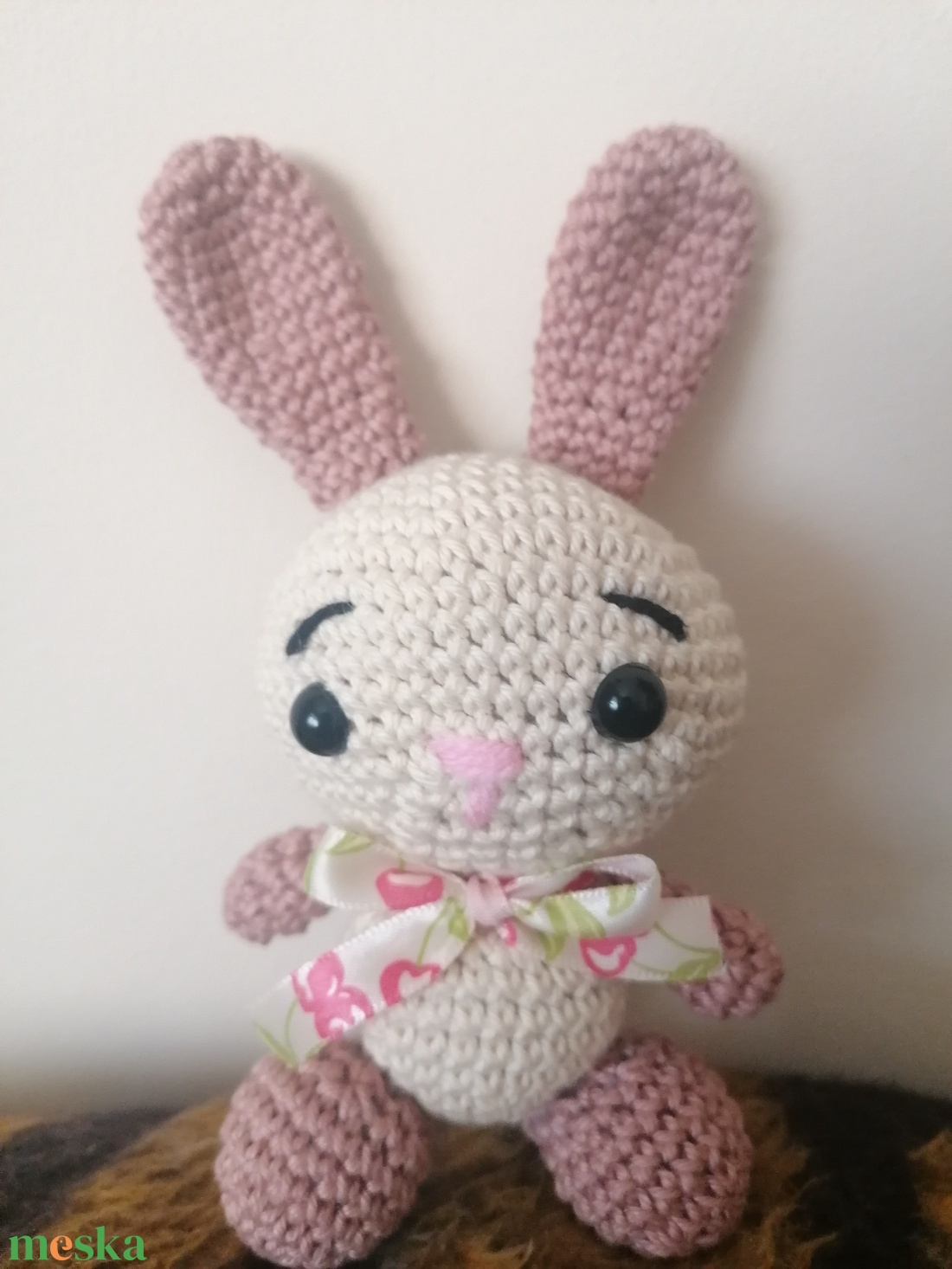 Horgolt nyuszi  - játék & sport - plüssállat & játékfigura - nyuszi - Meska.hu