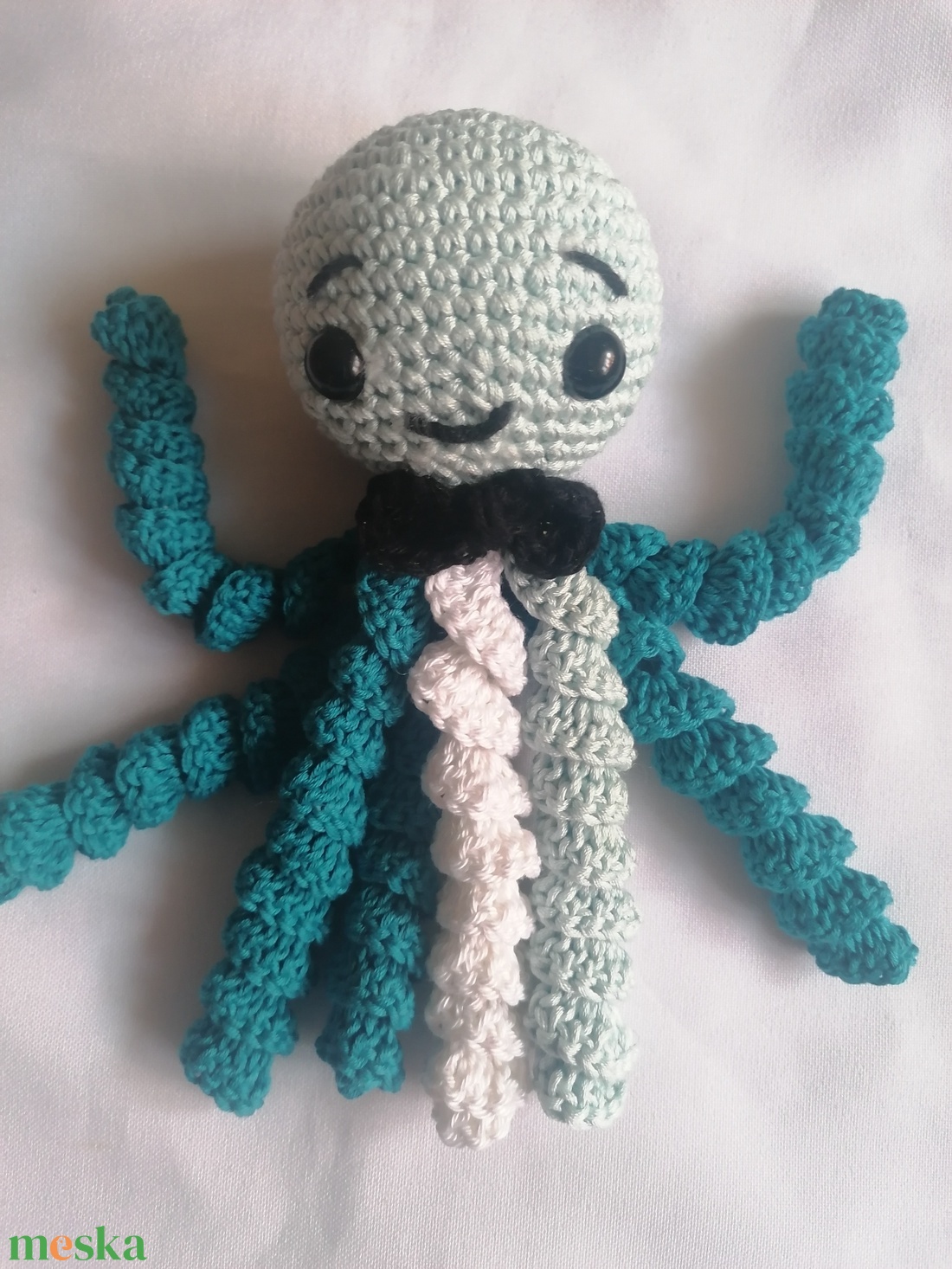 Mosoly Misi a horgolt polip - játék & sport - plüssállat & játékfigura - polip, medúza - Meska.hu