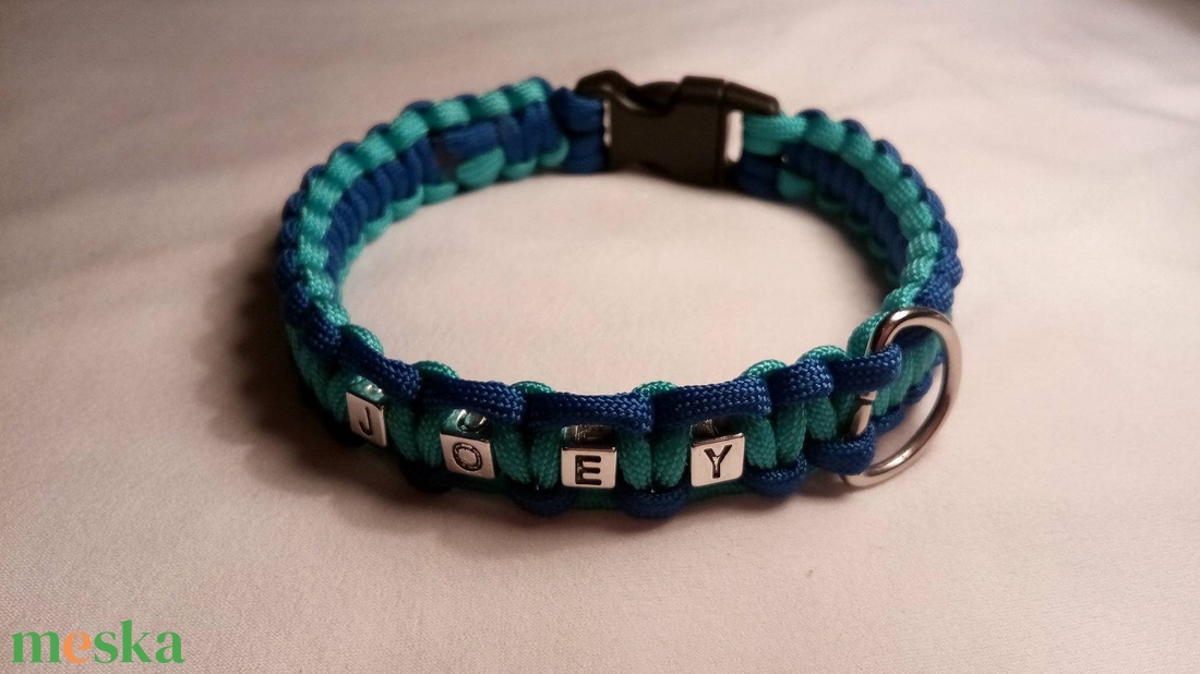 Paracord nyakörv Joey - otthon & életmód - kisállatoknak - kutyáknak - kutya nyakörv - Meska.hu