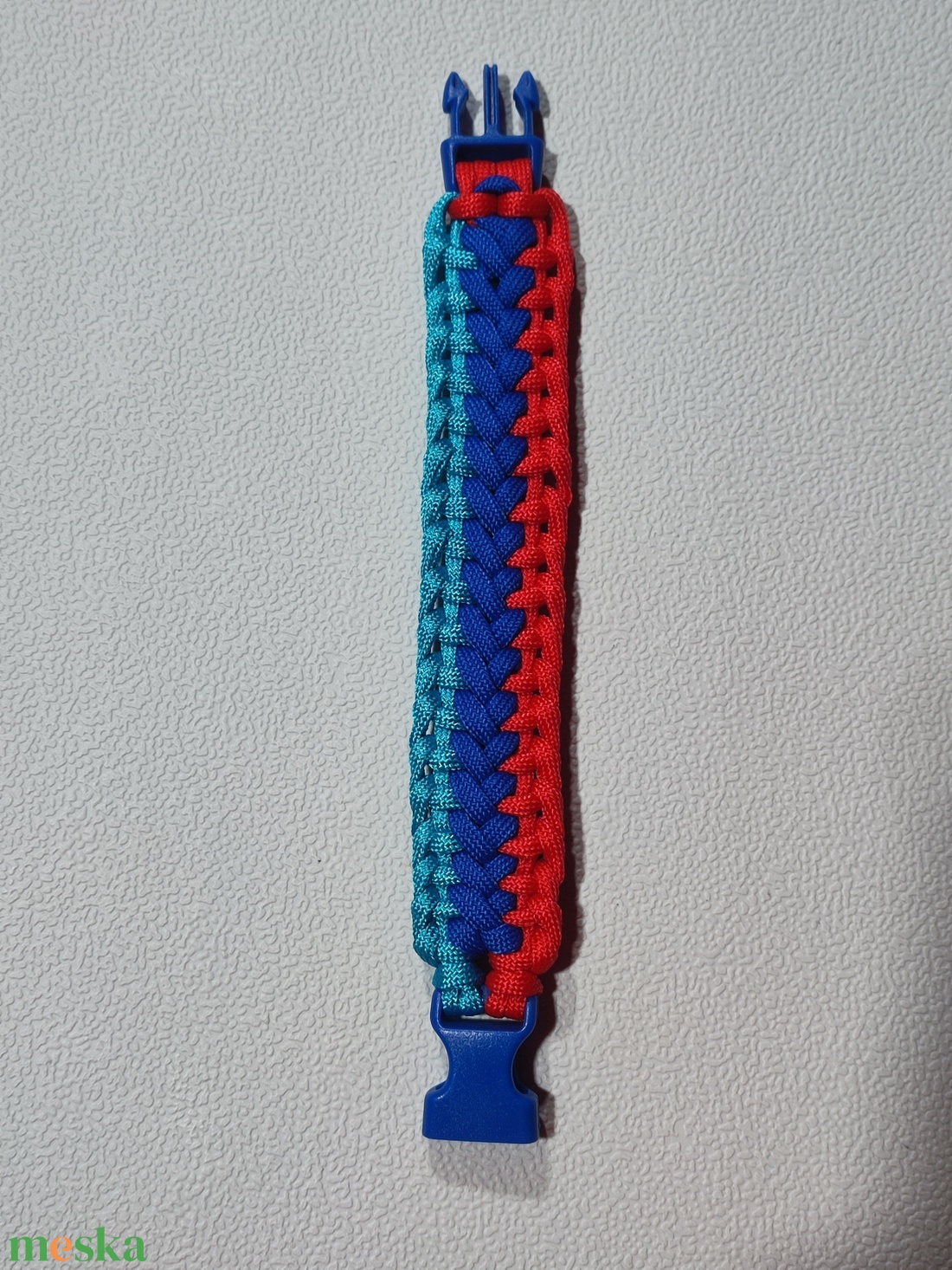 BMW M paracord karkötő  - ékszer - karkötő - fonott karkötő - Meska.hu