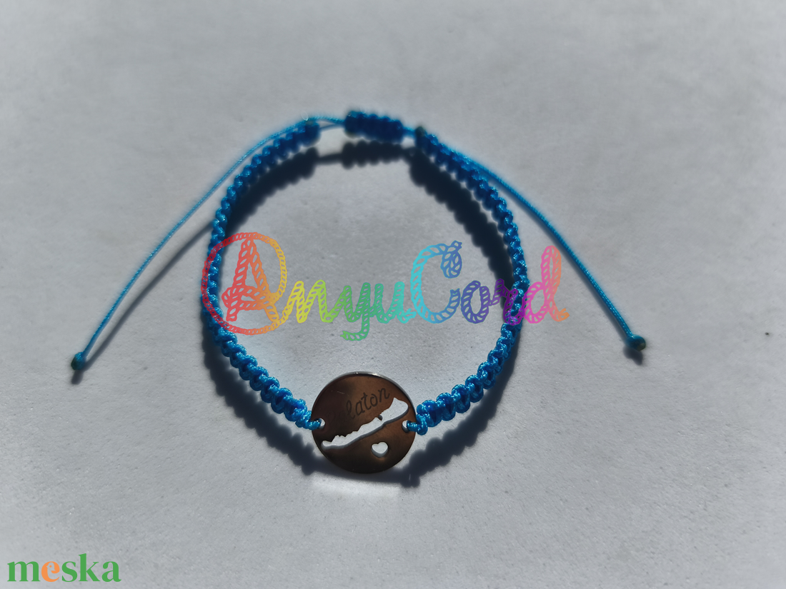 Nanocord karkötő Balaton csúszócsomóval - ékszer - karkötő - fonott karkötő - Meska.hu Nanocord karkötő Balaton csúszócsomóval - ékszer - karkötő - fonott karkötő - Meska.hu