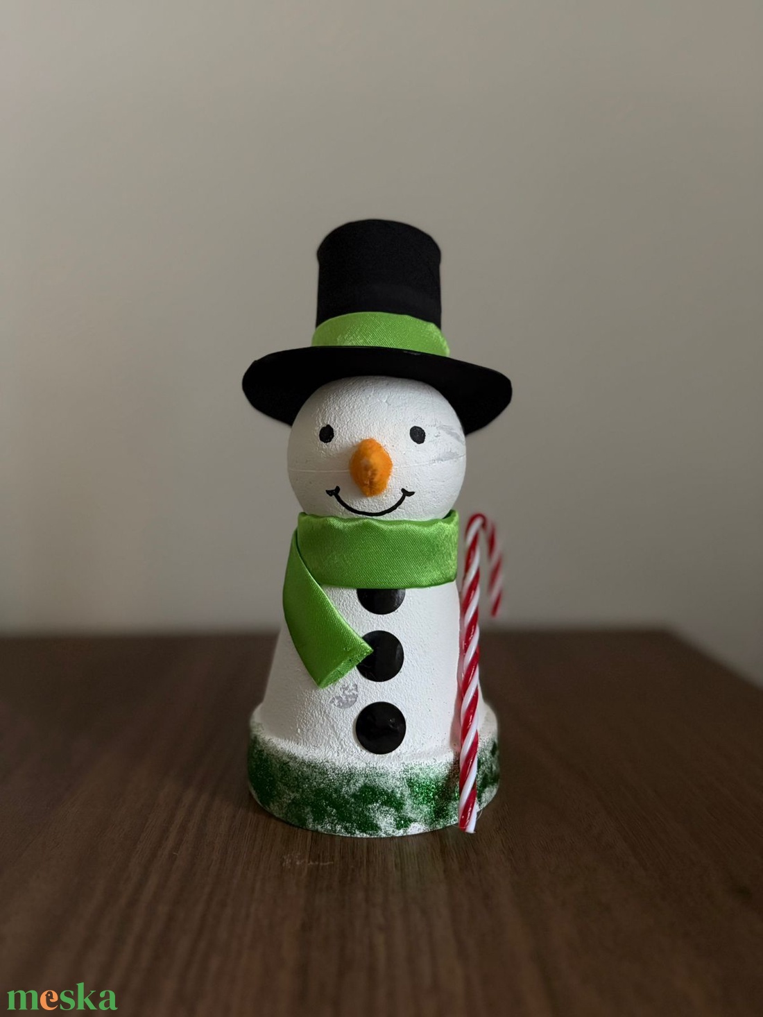 Hóember dísz - karácsony - karácsonyi lakásdekoráció - karácsonyi lakásdíszek - Meska.hu