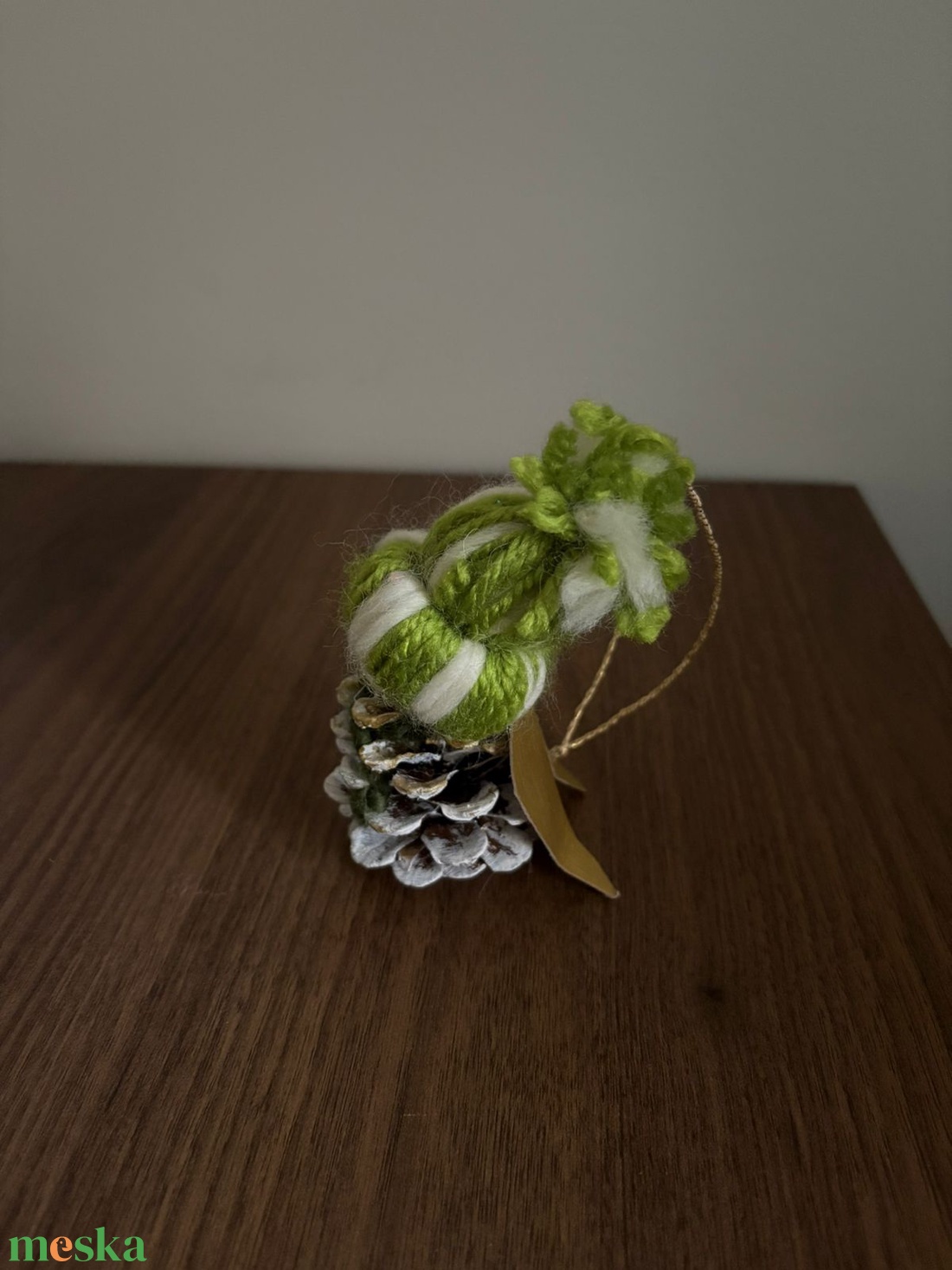 Téli toboz manó karácsonyfa dísz - karácsony - karácsonyi lakásdekoráció - karácsonyfadíszek - Meska.hu