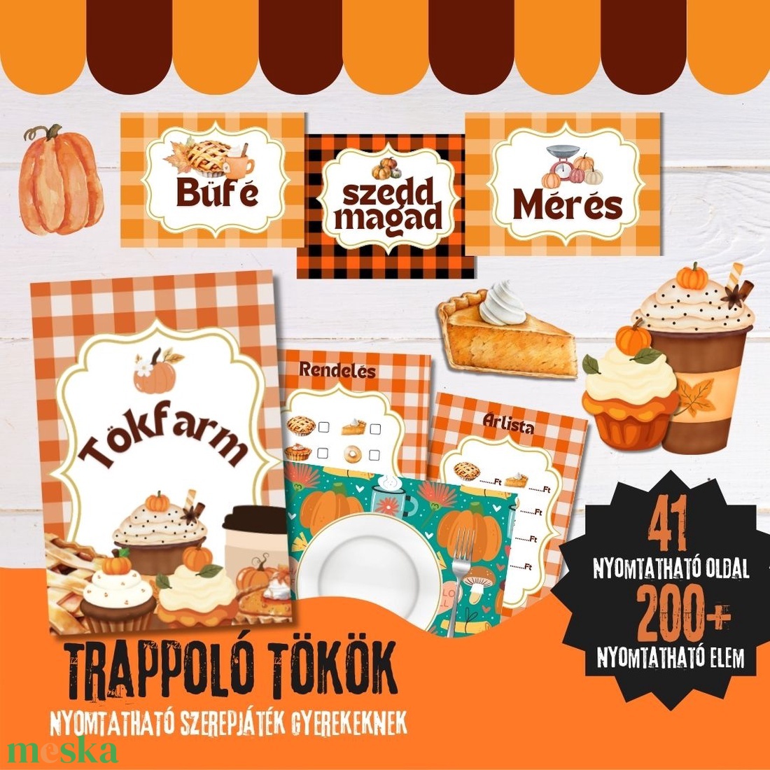 Trappoló tökök -letölthető szerepjátékos csomag- - játék & sport - szerepjáték - Meska.hu