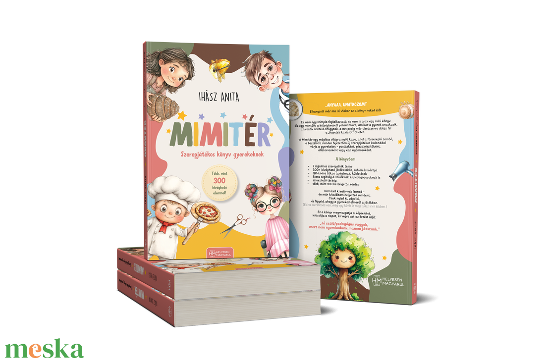 Mimitér -szerepjátékos kalandkönyv gyerekeknek - játék & sport - készségfejlesztő és logikai játék - oktató játékok - Meska.hu