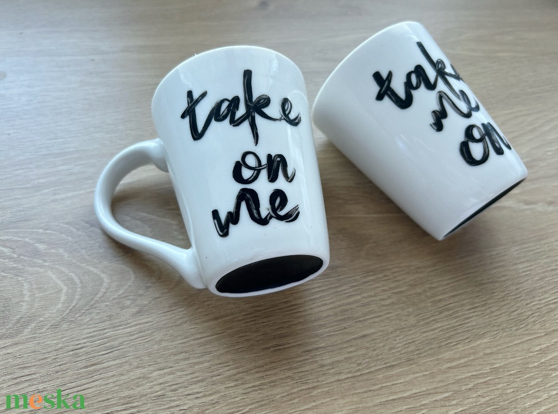 Páros feliratos bögre - otthon & életmód - konyhafelszerelés, tálalás - tálalás - bögre & csésze - Meska.hu