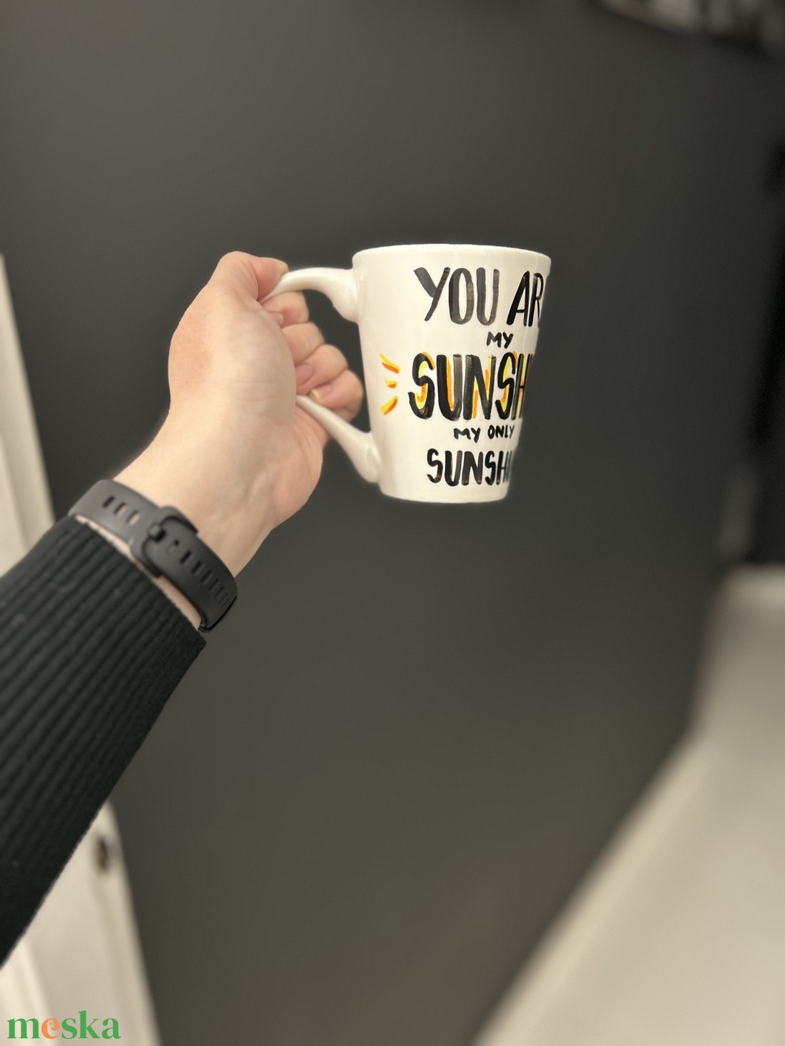 You are my sunshine feliratos bögre - otthon & életmód - konyhafelszerelés, tálalás - tálalás - bögre & csésze - Meska.hu