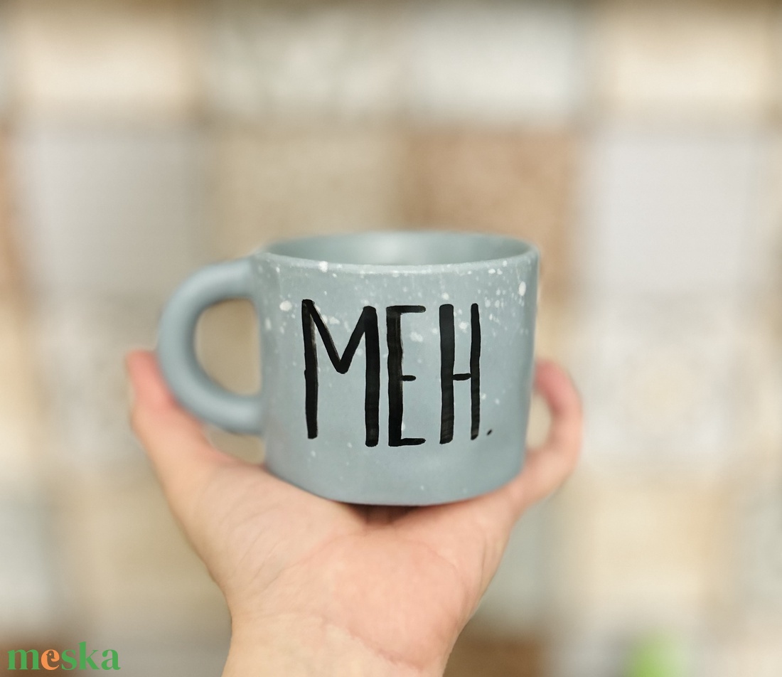 MEH feliratos bögre - otthon & életmód - konyhafelszerelés, tálalás - tálalás - bögre & csésze - Meska.hu