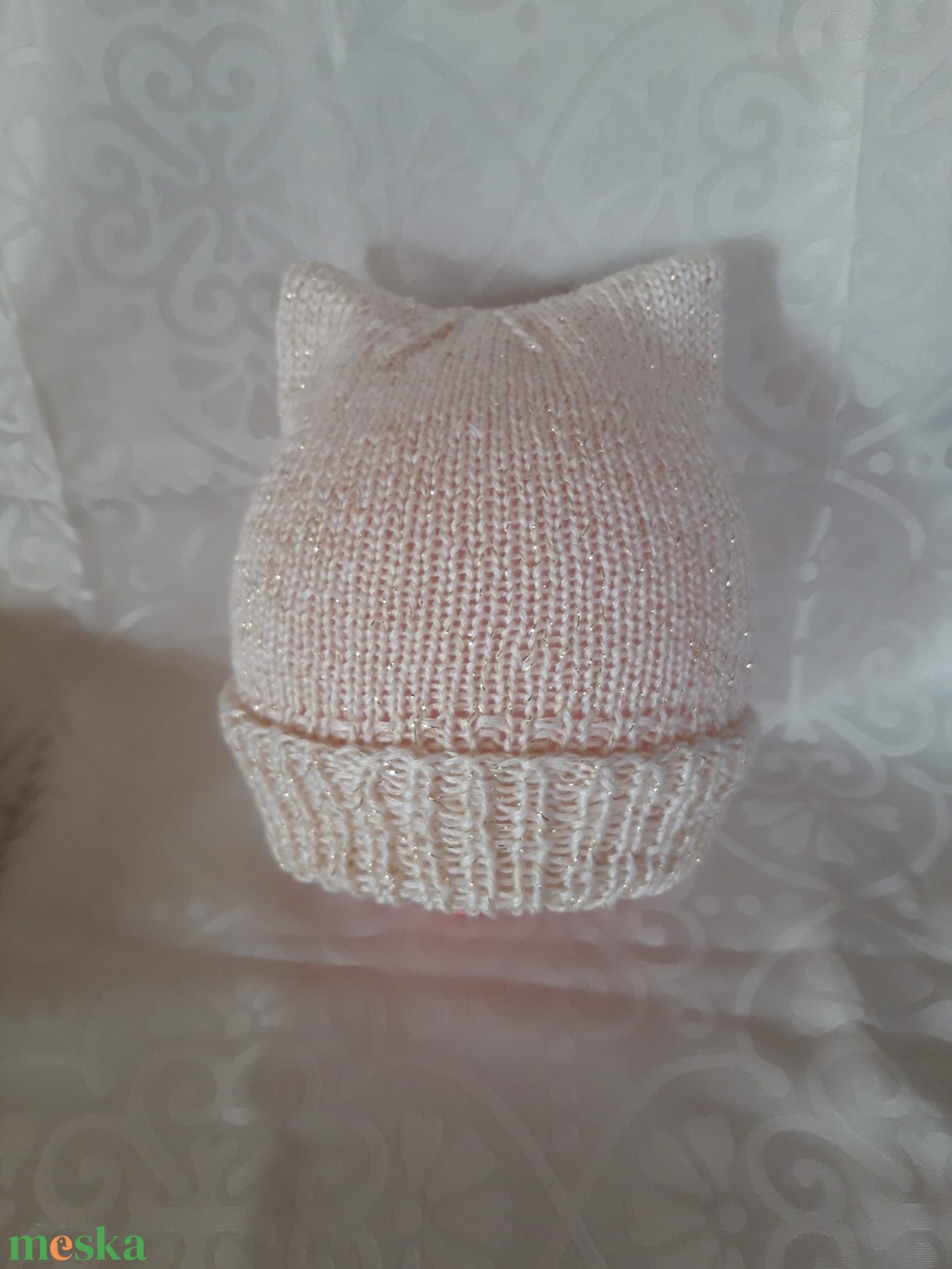 Cicafüles sapka - ruha & divat - gyerekruha - Meska.hu