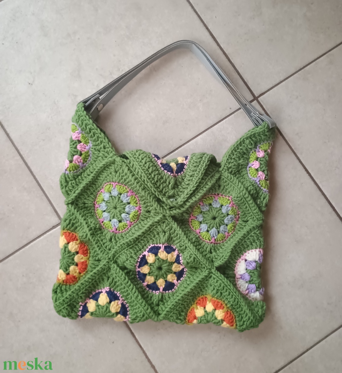 Horgolt táska - táska & tok - kézitáska & válltáska - válltáska - Meska.hu