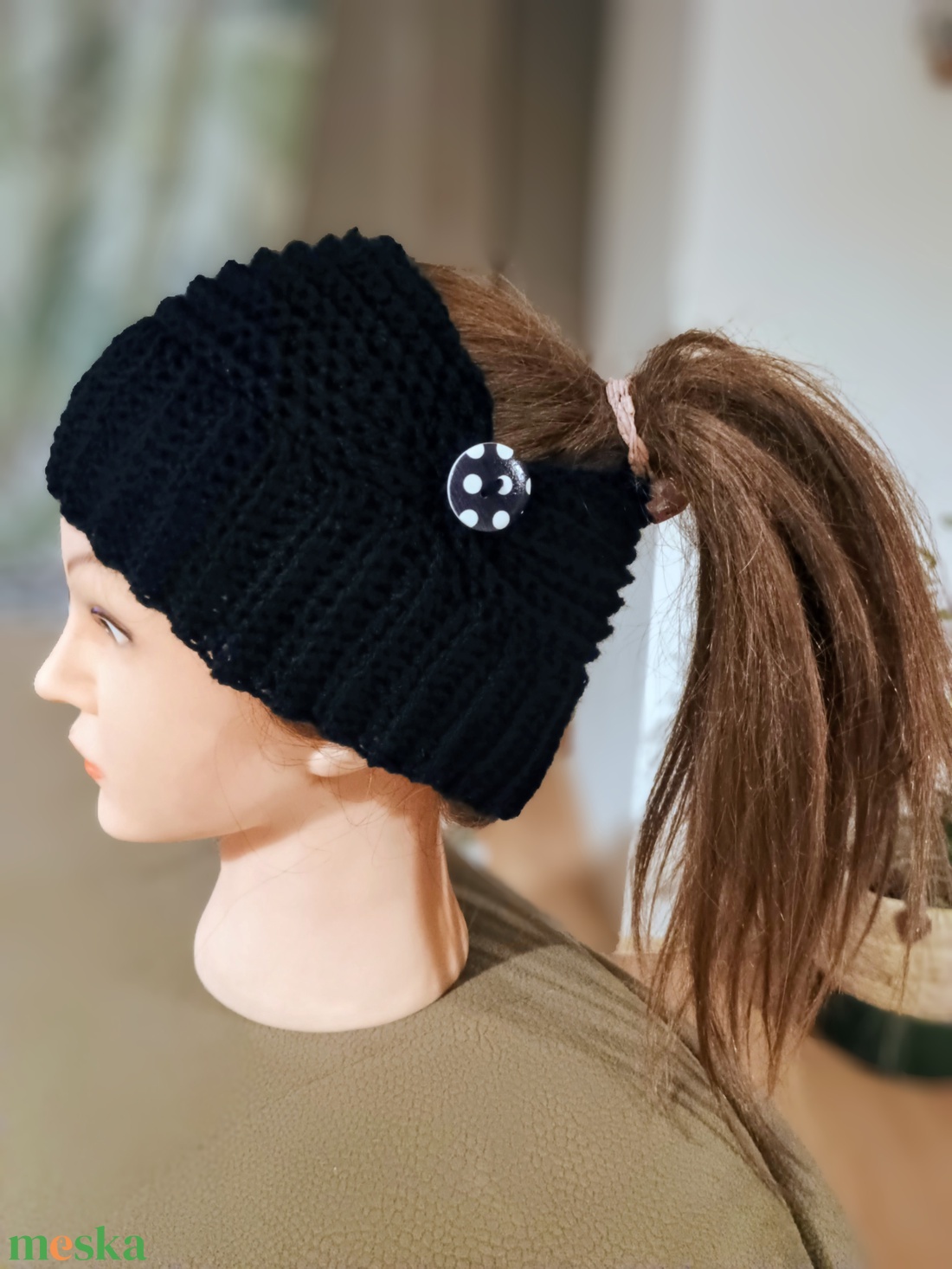 Horgolt fejpánt  - ruha & divat - sál, sapka, kendő - fejpánt - Meska.hu