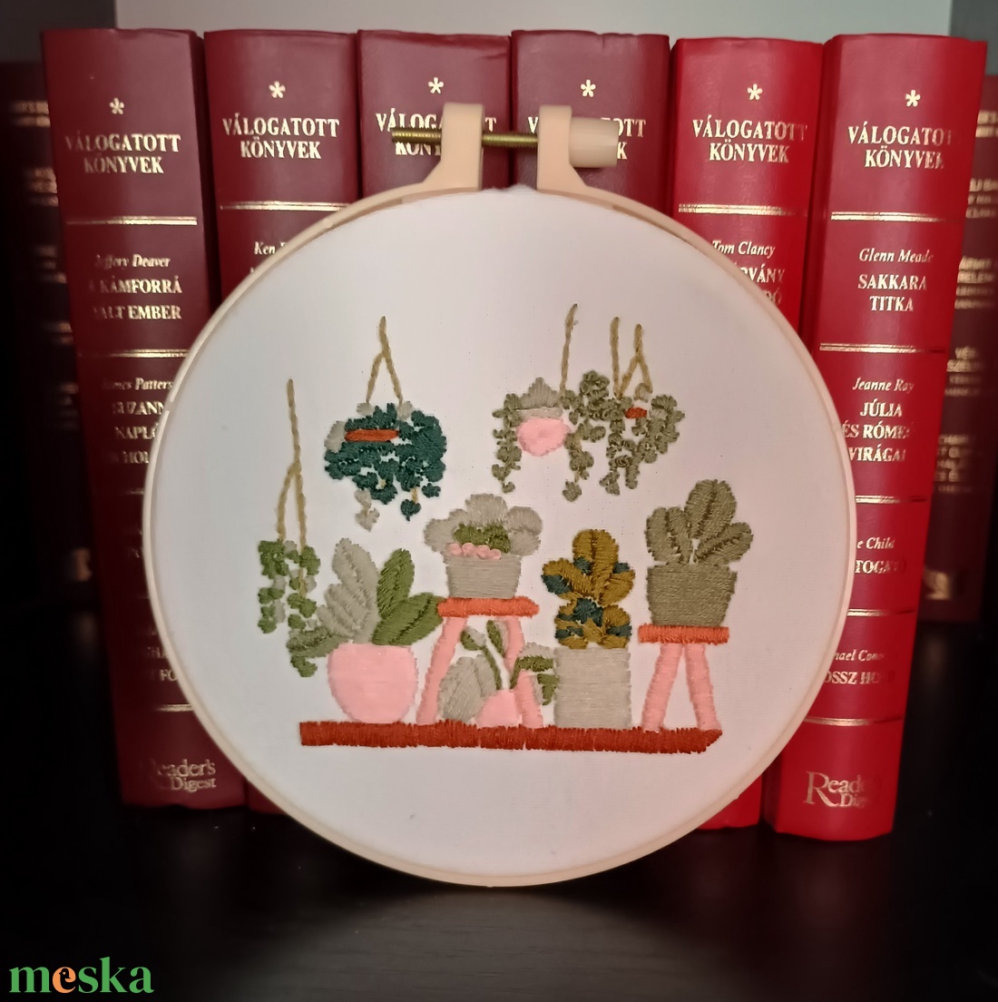 Hímzett falikép  - otthon & életmód - dekoráció - dísztárgy - Meska.hu