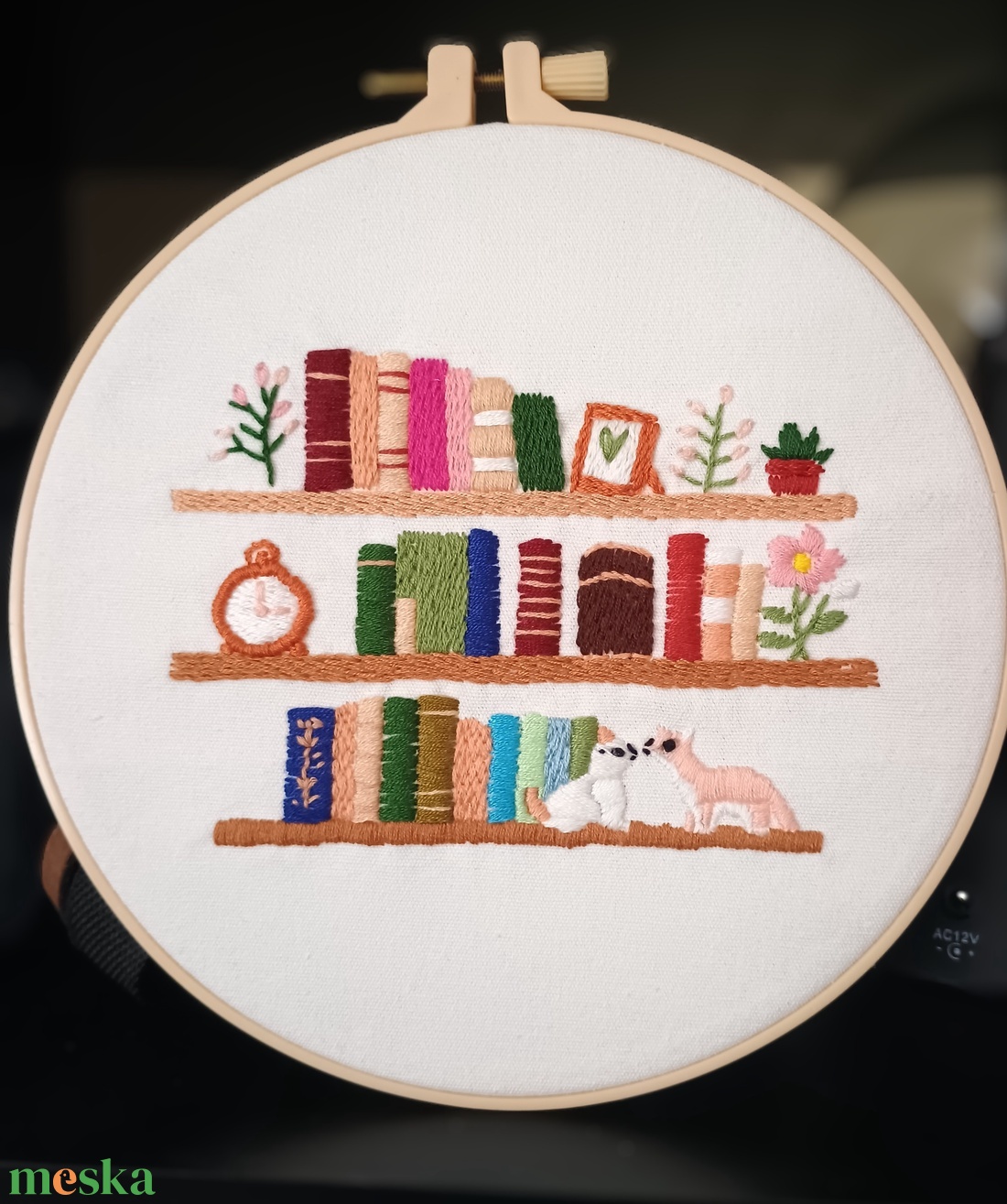 Hímzett falikép  - otthon & életmód - dekoráció - dísztárgy - Meska.hu