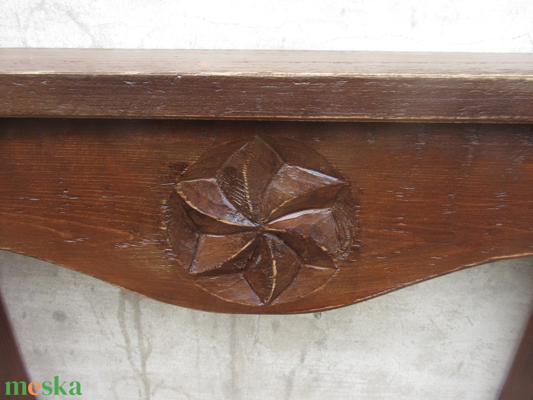 Népies stílusú álkandalló,konzolasztal - otthon & életmód - bútor - álkandalló, kandalló keret - Meska.hu