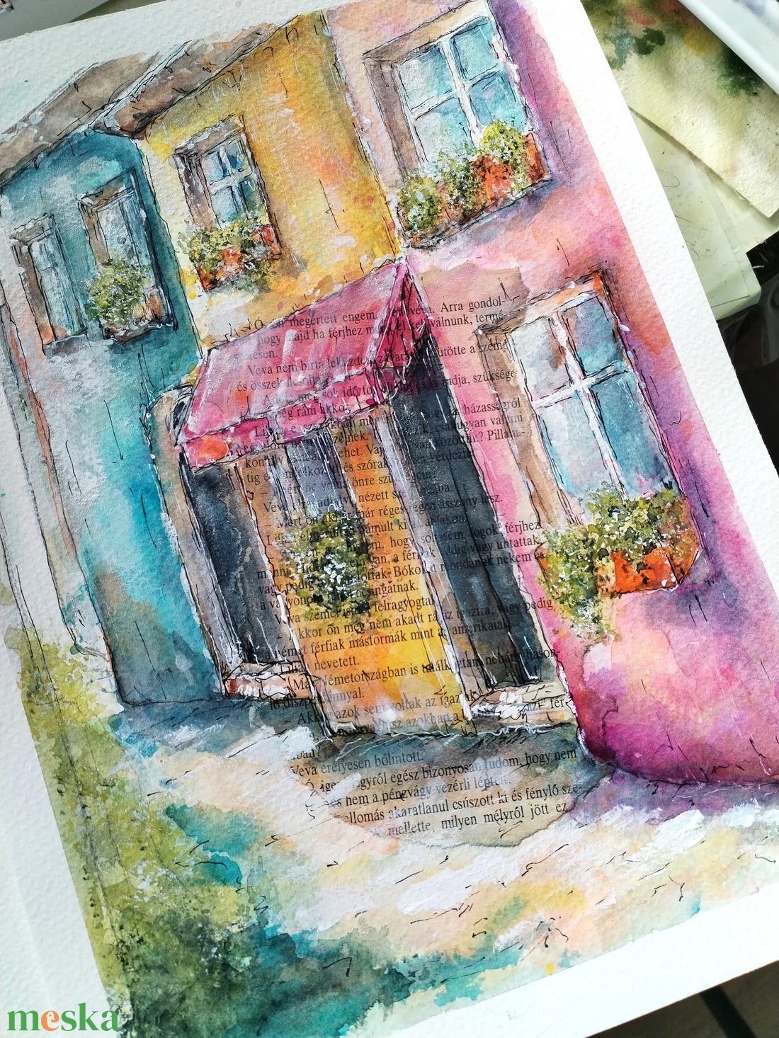 Színek esszenciája - művészet - festmény - akvarell - Meska.hu