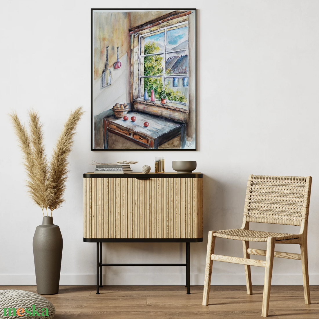 Emlékek a fény útja - művészet - festmény - akvarell - Meska.hu