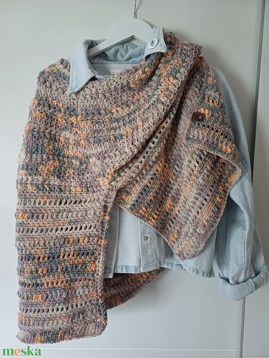 Horgolt poncho - ruha & divat - női ruha - poncsó - Meska.hu Horgolt poncho - ruha & divat - női ruha - poncsó - Meska.hu