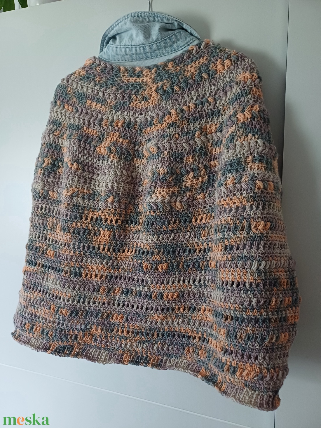Horgolt poncho - ruha & divat - női ruha - poncsó - Meska.hu Horgolt poncho - ruha & divat - női ruha - poncsó - Meska.hu